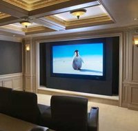 Home Theater Setup with Home Theater Seating