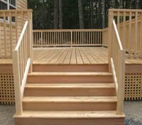 Building Deck Stairs