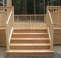 Building Deck Stairs